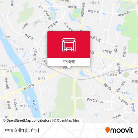 中恒商业1街地图
