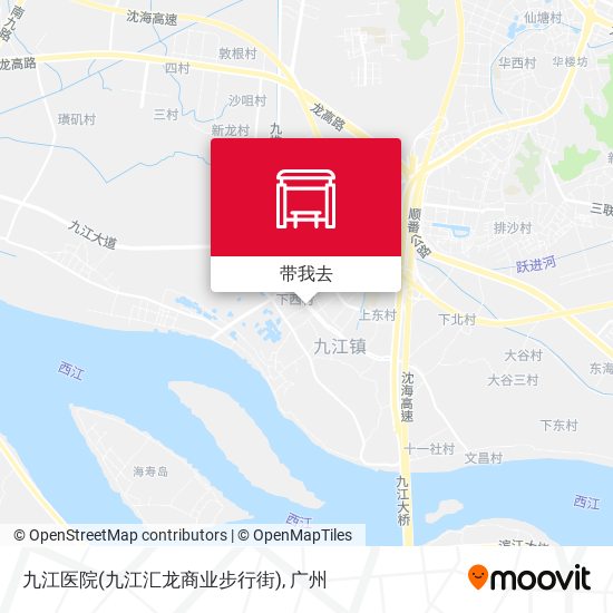 九江医院(九江汇龙商业步行街)地图