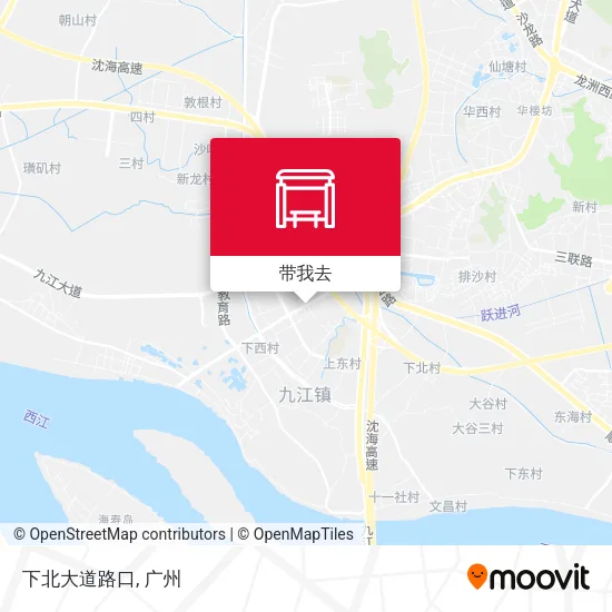 下北大道路口地图