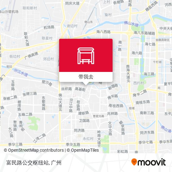 富民路公交枢纽站地图