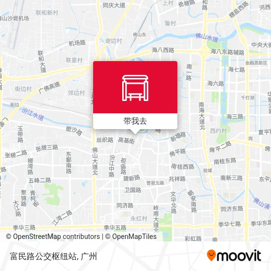 富民路公交枢纽站地图