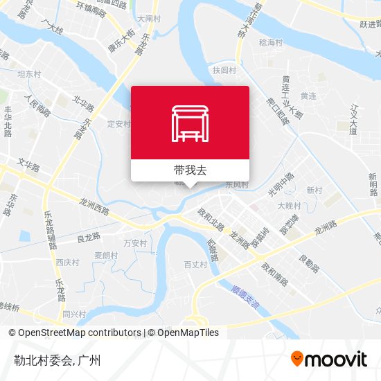 勒北村委会地图
