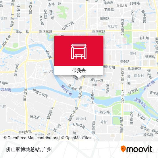 佛山家博城总站地图