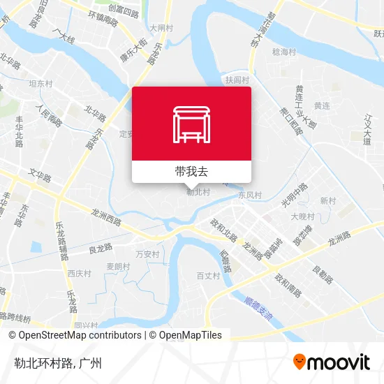 勒北环村路地图