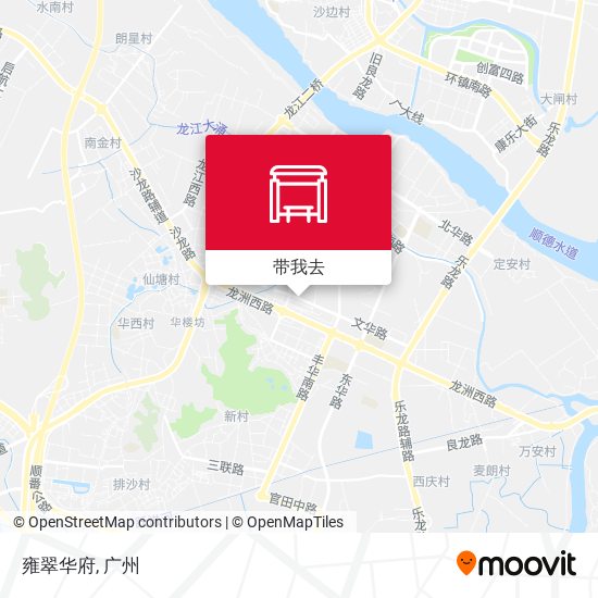 雍翠华府地图