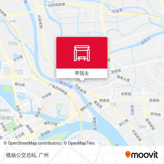 榄核公交总站地图