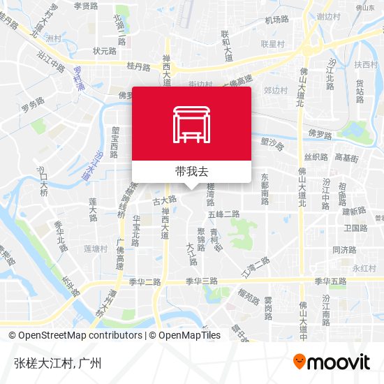 张槎大江村地图