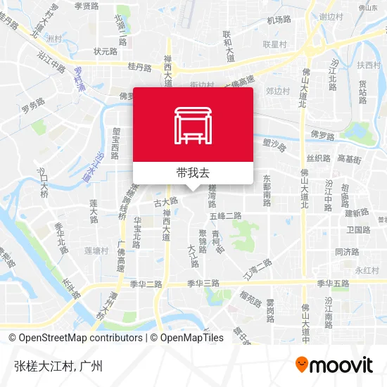 张槎大江村地图