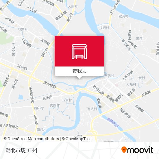 勒北市场地图