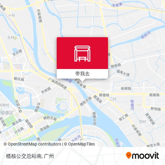 榄核公交总站南地图