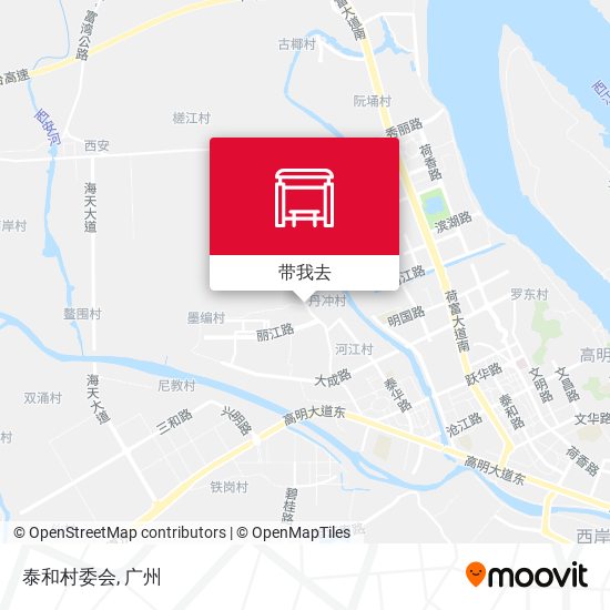 泰和村委会地图