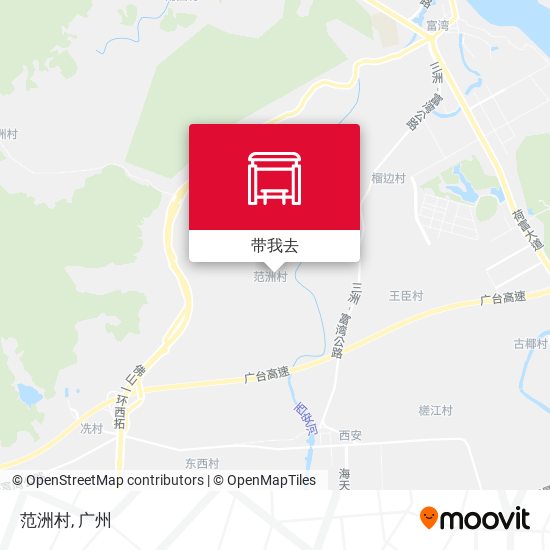 范洲村地图