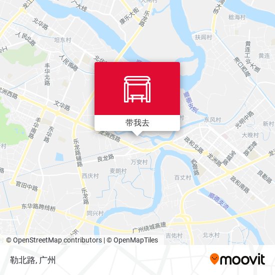 勒北路地图