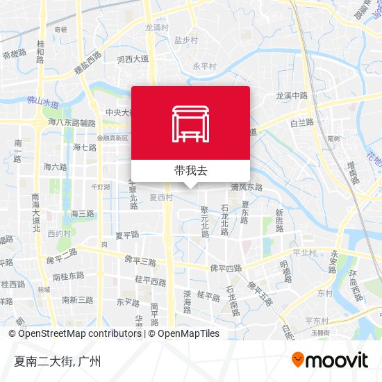 夏南二大街地图
