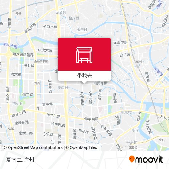 夏南二地图