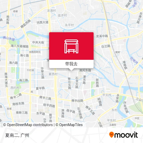 夏南二地图