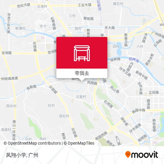 凤翔小学地图