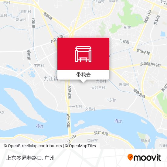 上东岑局巷路口地图
