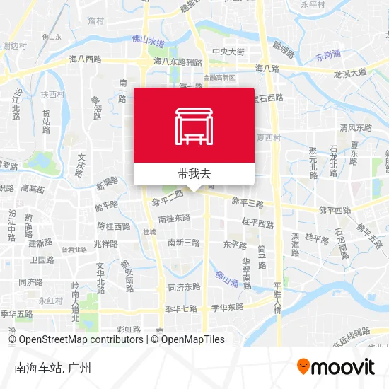 南海车站地图