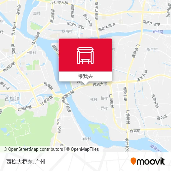 西樵大桥东地图