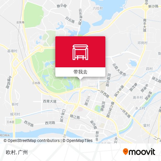 欧村地图