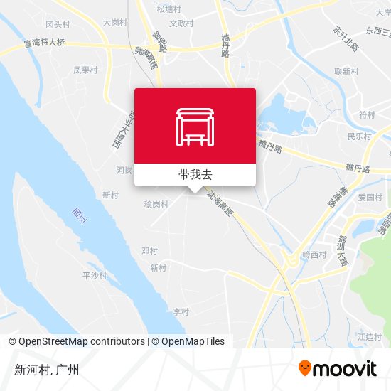 新河村地图