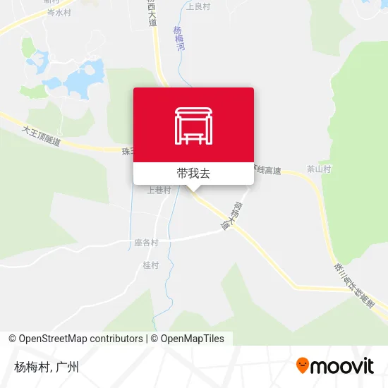 杨梅村地图