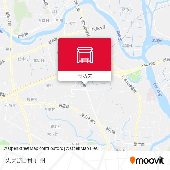宏岗沥口村地图