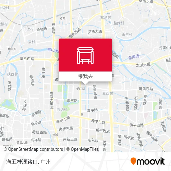 海五桂澜路口地图