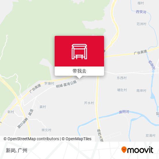 新岗地图