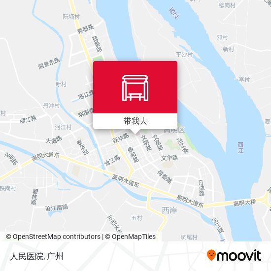 人民医院地图