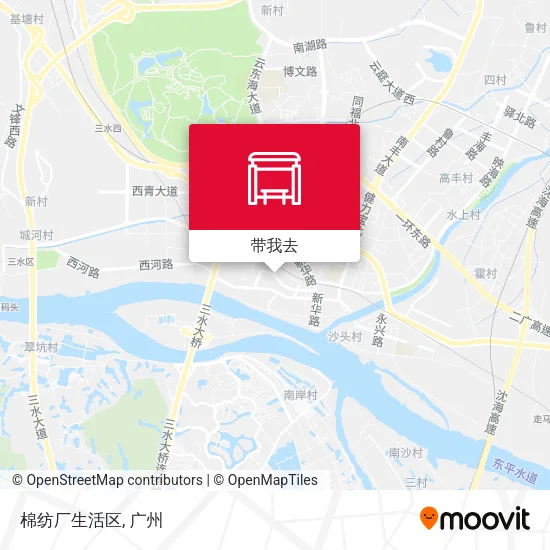 棉纺厂生活区地图