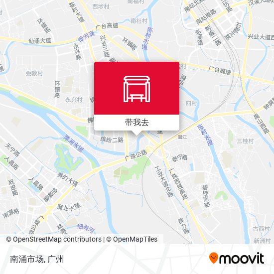 南涌市场地图
