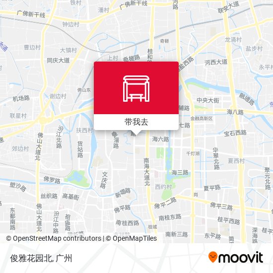俊雅花园北地图
