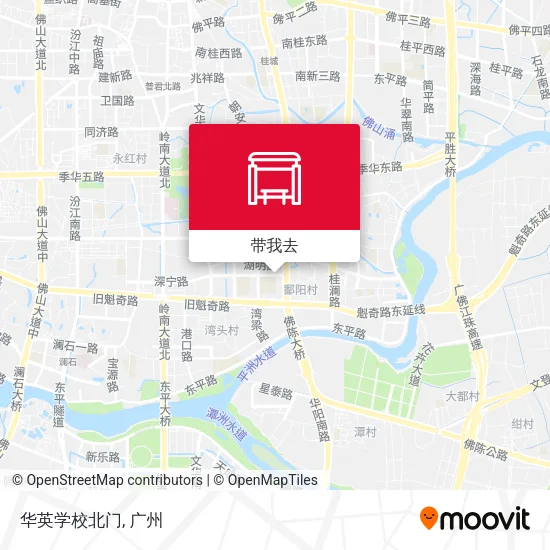 华英学校北门地图
