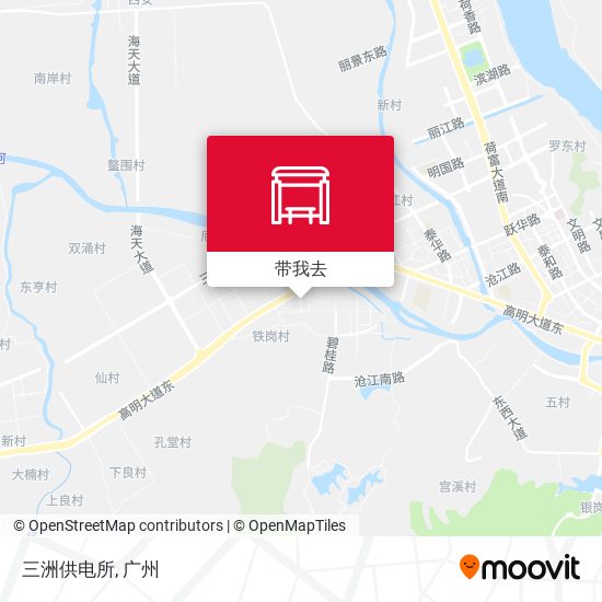 三洲供电所地图