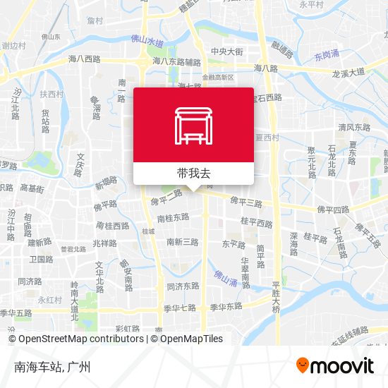 南海车站地图