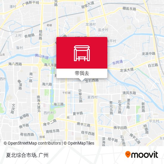 夏北综合市场地图