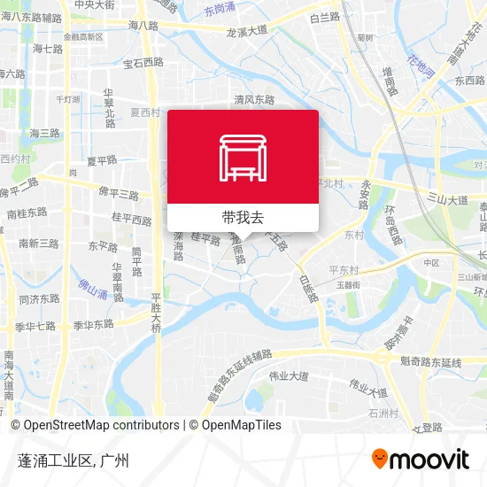 蓬涌工业区地图