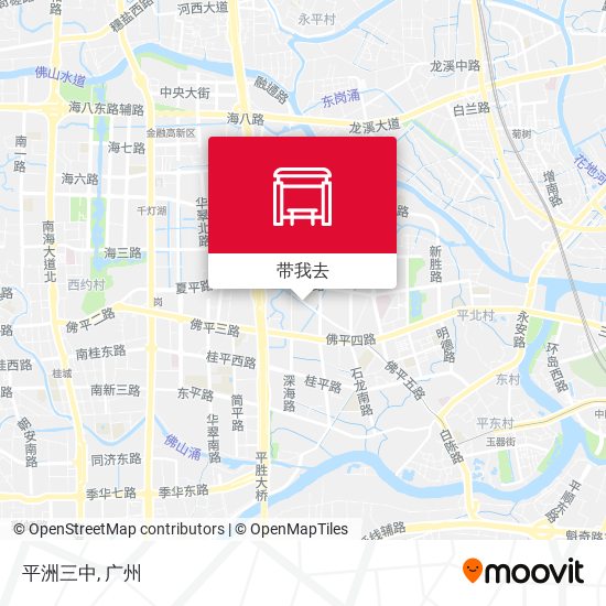 平洲三中地图