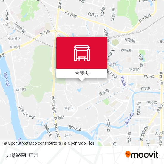 如意路南地图