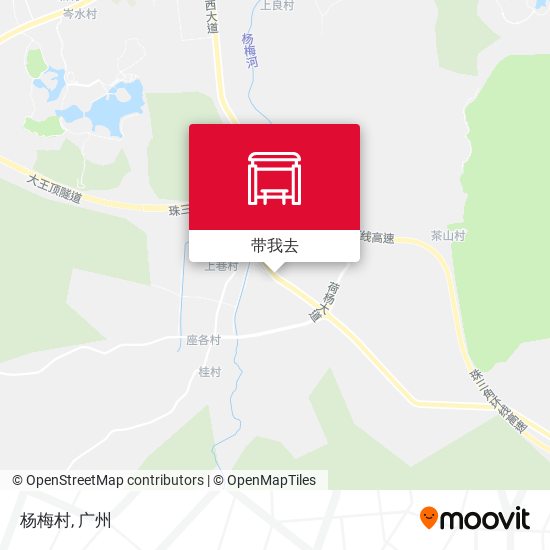 杨梅村地图