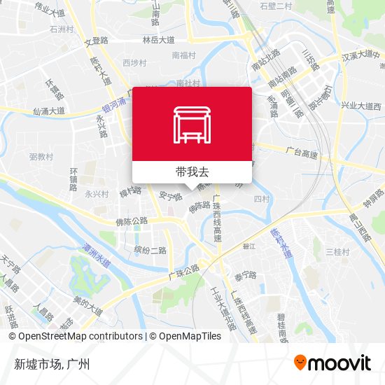 新墟市场地图