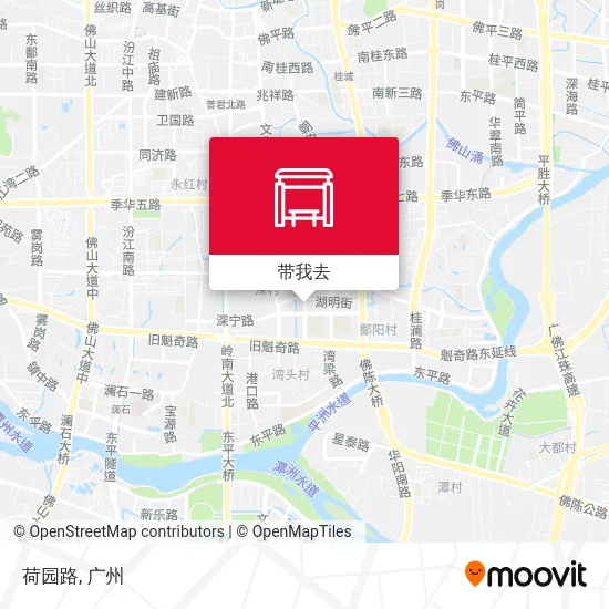 荷园路地图