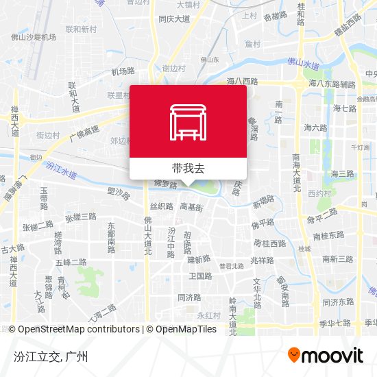 汾江立交地图