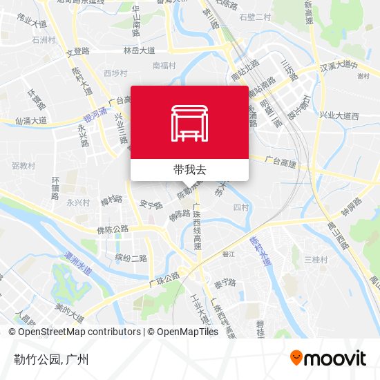 勒竹公园地图