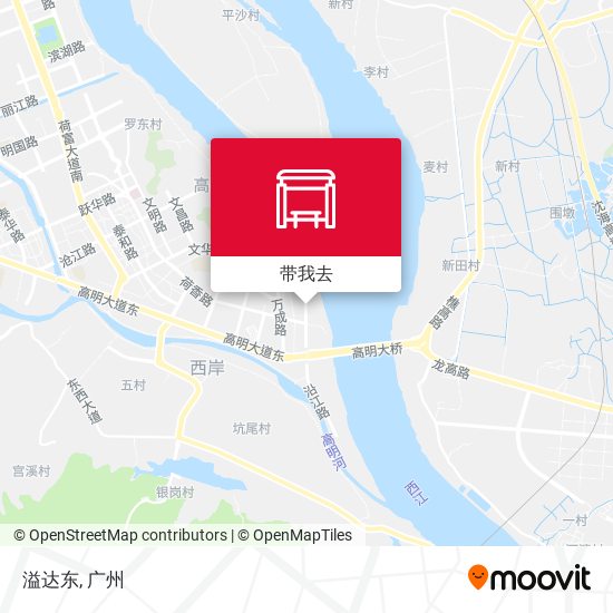 溢达东地图