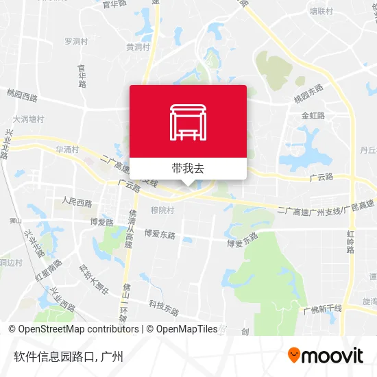 软件信息园路口地图