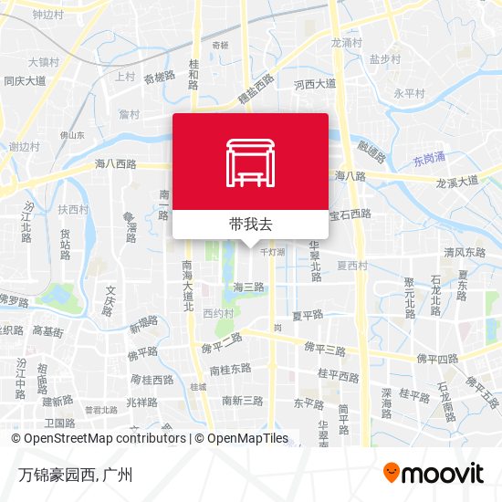 万锦豪园西地图