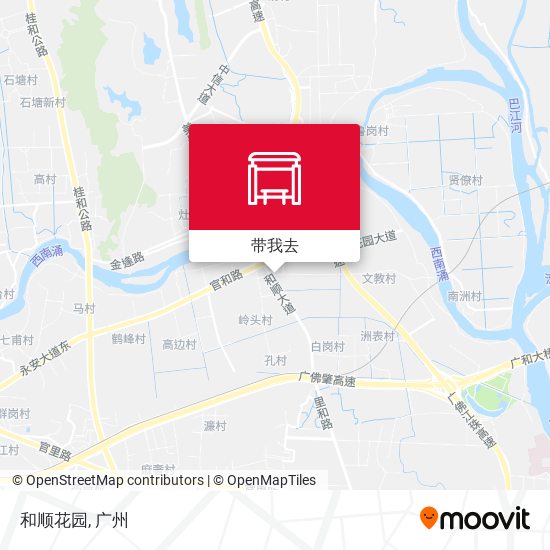 和顺花园地图